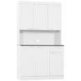 thumbnail image 1 of HOMCOM Kitchen Pantry Storage Cabinet with Adjustable Shelf and Drawer, 1 of 10