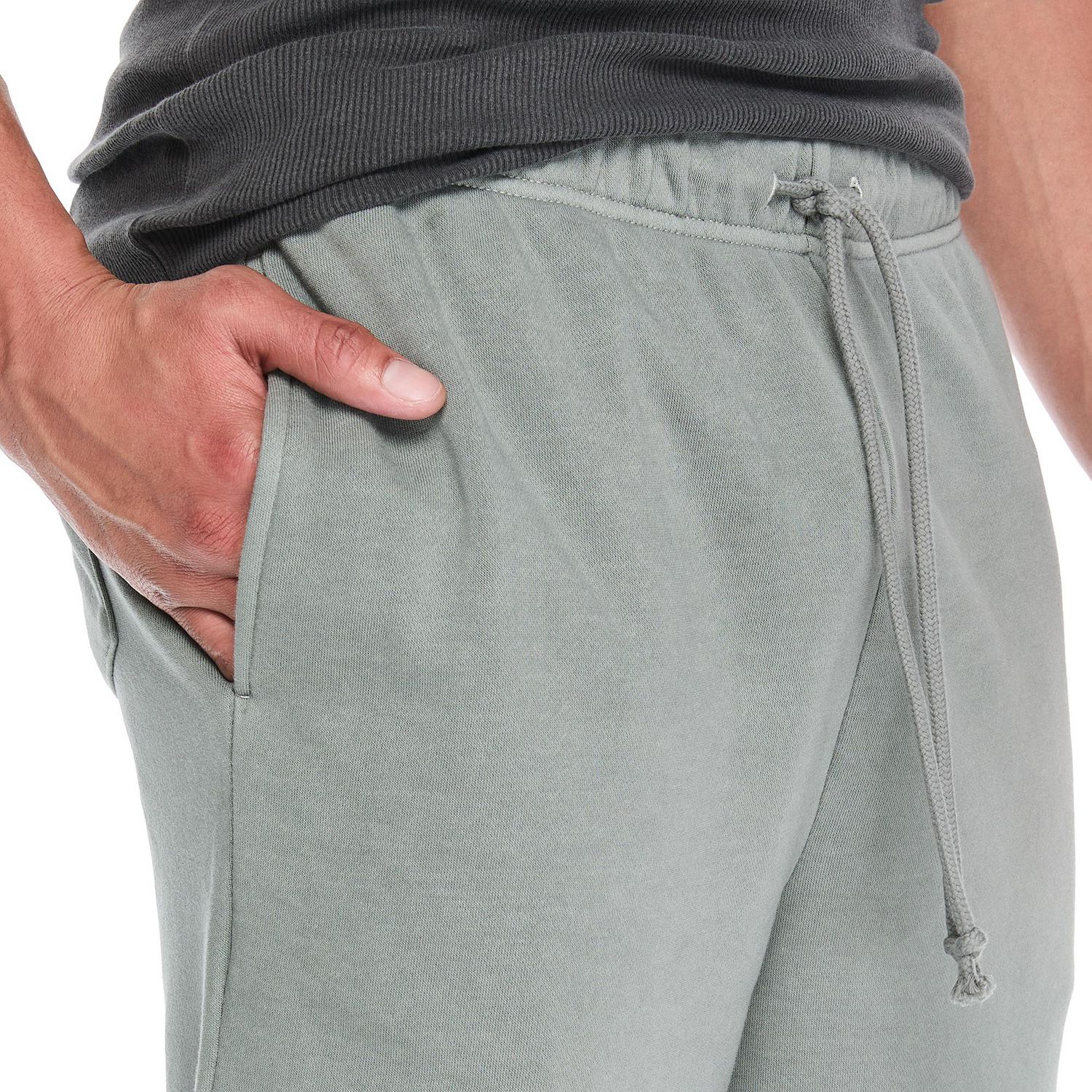 Short long de jogging délavé No Boundaries pour hommes