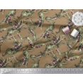 thumbnail image 2 of Soimoi Cotton Duck Fabric Leaves & Texture Print Fabric by Yard 56 Inch Wide, 2 of 2