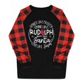 thumbnail image 5 of Chemises à Manches Longues pour Femmes Pull Col Rond Sweat-Shirt Motif Raglan Casual Tunic Tops Chemise Imprimée de Noël, 5 of 5