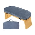 thumbnail image 2 of Lipstore Meditation Bench Home for Extended Practice Low Seat Comfortable for Kneeling or Light Blue, 2 of 8