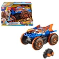 thumbnail image 1 of Hot Wheels Monster Trucks Tiger Shark Climber RC Vehicle, Battery-Powered Remote-Control Toy Truck, 1 of 6