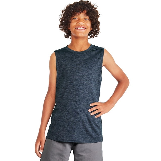 Athletic Works Boys' Space Dye Muscle Tank