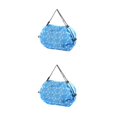thumbnail image 2 of Wweixi Polyester Foldable Storage Bags For Travel Pack Smart Travel Light Waterproof Space-saving Beach Bag blue puppy 2Set, 2 of 6