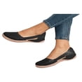 thumbnail image 1 of CHOK Chaussures Plates pour Femmes à Enfiler Bout Rond Respirantes Largeur Grand Mocassins Confortables Taille 9, 1 of 2