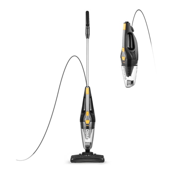 Eureka Aspirateur-balai Filaire Léger pour la Maison, Aspiration Puissante Pratique Petit Aspirateur pour Plancher Dur, Aspirateur à Main 3-en-1,