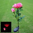 thumbnail image 3 of Lumières Solaires Extérieures Jardin, Led Jardin Extérieur Jardin Lumières Solaires Simulation de Rose (Double Tête), Lumières Solaires Extérieures, Lumières Solaires Extérieures, Lumières Solaires Jardin, 3 of 5