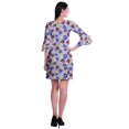 thumbnail image 4 of Moomaya Robe Courte Imprimée pour Femmes, Manches Évasées, Coupe Droite, Robes pour Femmes, Vêtements d'Été Décontractés, 4 of 6