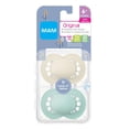 thumbnail image 4 of MAM Original Matte Pacifier (2 pack, 1 Sterilizing Pacifier Case), Pacifiers 6 Plus Months, Unisex Baby Pacifier, Best Pacifiers for Breastfed Babies, Sterilizing Storage Case, 4 of 6