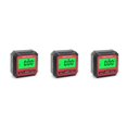 thumbnail image 3 of Shengyu 1/2/3 Level Box Protractor 490° Levels Gauge Bevel Gauges with Magnetic Base Electronic Angle Protractors Measuring Tools Red/Type 1 3PCS, 3 of 6