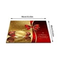 thumbnail image 3 of Tapis de Noël pour l'Extérieur, Tapis de Porte Rouges de Noël pour l'Entrée Extérieure, Tapis de Porte avant de Noël pour l'Entrée Intérieure, Tapis de Porte à Lettres de Noël Tapis de Cuisine Chambre Salon Intérieur Tapis de Maison, 3 of 3