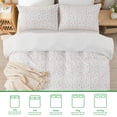 thumbnail image 3 of Gogreen Queen Duvet Cover Set, Soft & Breathable Microfiber 3 Pieces Queen Bedding Sets, Pattern Queen Comfy Duvet Cover Set, with Zipper Closure (Queen), 3 of 8