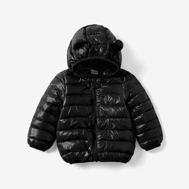 PatPat Manteau pour Bébé Chandail à Capuchon pour Tout-Petit Manteau Petit Garçon Fille Manteau d'Hiver pour 6M-4T Indispensables pour Bébé Cadeau, Liquidation