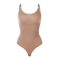 thumbnail image 1 of Seamless Body Bodysuit for Women Plus Size Adjustable Straps Lift Thong Design for Flattering, 1 of 6