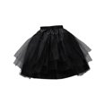 thumbnail image 1 of ZLight Hoopless Skirt Petticoat Breathable Wedding Accessory Dress Cosplay white Prom for black 45cm, 1 of 6