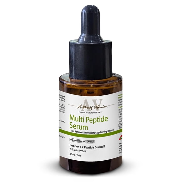 Anti-Aging Multipeptide Face Serum + 8 Peptide Face Serum For Fine Lines and Wrinkles – 30 ml | For All Type Skin
