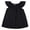 Black, variant on LUOGENLI Dress Kids Toddler Baby Girls Spring Summer Solid Ruffle Sleeveless Princess Dress Clothes Casual Dress for Girls Knee Length 18-24 Months