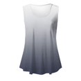 thumbnail image 4 of Yuyuzo Débardeurs pour Femmes Été Sans Manches T-Shirt Décontracté Col Rond Chic Color Block Blouse Fluide de Plage, 4 of 6