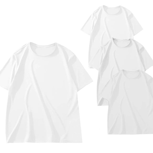 Besolor Lot de 3 T-Shirts à Manches Courtes pour Homme Grande Taille Été Col Rond T-Shirts Basiques Décontractés Respirants d'Entraînement Hauts de Gym