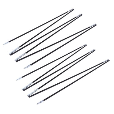 2 Pieces Metal Rod Tent Pole Replacement Accessories, Multifunction Tent Poles