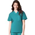 thumbnail image 1 of Core by Maevn Unisex V-Neck Pocket Solid Scrub Top, Solid, 1, 1 of 1