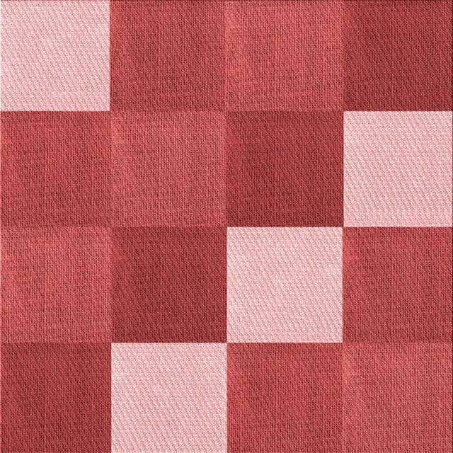 Ahgly Company Tapis d'Intérieur Lavable en Machine Carré Rouge Transitionnel, 5 Pieds Carré