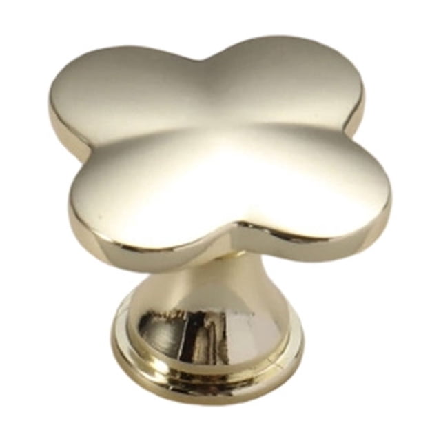 Drawer Pulls French Style Single Hole Metal Golden Handle for Wardrobe Door Shoe Cabinet
