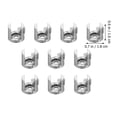 thumbnail image 3 of 10 Pcs Mount Clamp Mirror Clip Multi-purpose Wall Mount Clip Bathroom Hardwares, 3 of 7