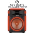 thumbnail image 4 of Monster X6 All-in-One PA Bluetooth Speaker, Party Speaker, includes Adjustable Tripod & Microphone, 4 of 8