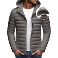 thumbnail image 4 of Men's Winter Coats, Fashion Hooded Casual Jackets, 4 of 9