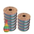 thumbnail image 1 of 3D Printer PLA/ Rainbow Filament 1.75mm 10 Rolls, 3D Printing Materials For 3D Printer&3D Pen ,Smoother Printing Experience, 1 of 6