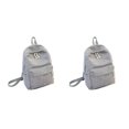 thumbnail image 1 of Decodeary Durable Backpack For School And Travel Comfortable And Sturdy Fashion School Bag LightGray 2Set, 1 of 6