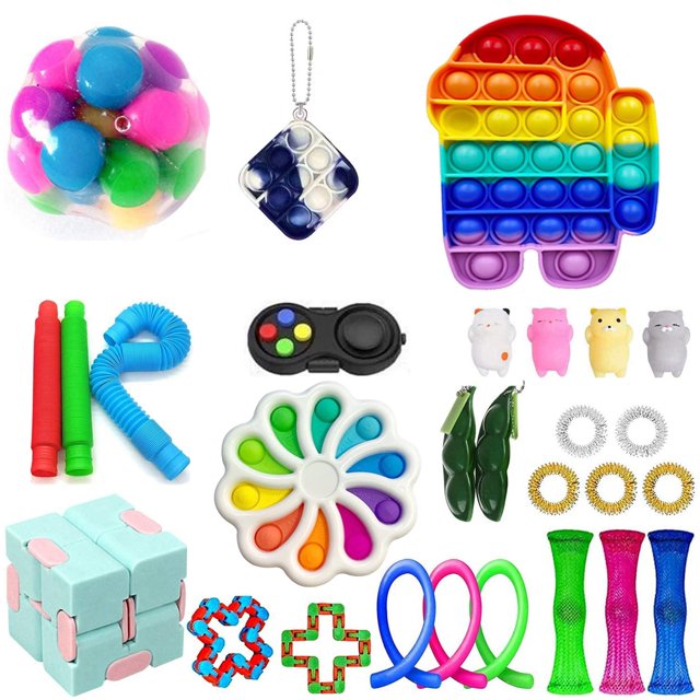 Honganda DIY Decompression Toy Set, Press Type Stress Relief Toys Kit