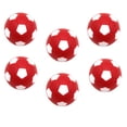 thumbnail image 3 of jinwen 6 Pack (32mm Diameter) Table Soccer Football Foosball Balls Fussball Replacement Red, 3 of 8
