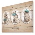 thumbnail image 1 of Design Art - Coq vintage Dessiné à la Main style hipster, 1 of 1