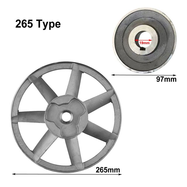 A-Type Triangle Belt Flywheel Pulley Motor Pulley for Air Compressors 265/300Mm 265 Type