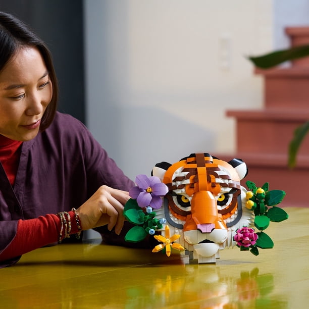 LEGO Art The Fauna Collection – Tiger, Building Set for Adults 18+