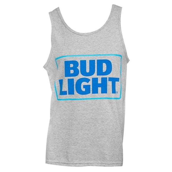 Bud Light 34569-Medium Débardeur Gris Bière Bud Light pour Homme - Moyen