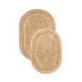 thumbnail image 1 of Superior BATHRUG-OV2PC-TP Cotton Oval Bath Rug Set - Taupe, 2 Pieces, 1 of 1
