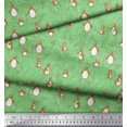 thumbnail image 2 of Soimoi Polyester Crepe Fabric Floral & Penguin Ocean Print Sewing Fabric Yard 52 Inch Wide, 2 of 3