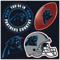 thumbnail image 1 of Carolina Panthers Ensemble de 4 Aimants, 1 of 1