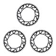 thumbnail image 3 of Redempat Chain Ring - Easy To Install Durable Wide Compatibility - Bike Crank Precise Fit Bicycles Crank 46T black 3Set, 3 of 6