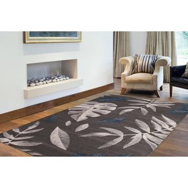 ECARPET Floral Area Rug for Living Room, Bedroom, Nursery, Kids Room, Presly Collection