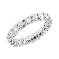 thumbnail image 1 of 2.00 Carat Excellent Round Shape Genuine Diamond Latest Design Engagement Eternity Band for Ladies Solid 18K White Gold Size 7.5, 1 of 1