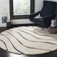 thumbnail image 1 of Safavieh Florida Tabitha Tapis Abstract, gris clair / bleu, 5'3" X 7'6", 1 of 4