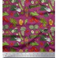 thumbnail image 1 of Soimoi Cotton Cambric Fabric Dot & Mix Vegetable Print Sewing Fabric Yard 56 Inch Wide, 1 of 3