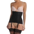 thumbnail image 3 of Women's Rago 21 Shapette Waist Cincher with Removable Garters (Black 8X), 3 of 4