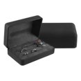 thumbnail image 3 of Unique Bargains 1Pc Multiple Ring Box Jewelry Storage Display Stand Ring Organizer Case PU Leather Gift Box for Wedding Black, 3 of 7