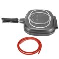 thumbnail image 2 of Kitchen Supplies,Grill Pan Frying Double Grill Pan Double Side Pan Compact and Lightweight, 2 of 8