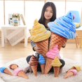 thumbnail image 2 of Simulation 3D Ice Cream Doll Plush Stuffed Soft Cushion Sofa Bedding Decoration, 2 of 11